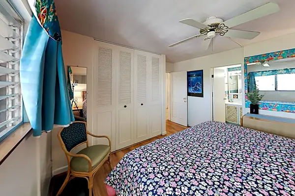 Peaceful bedroom with a relaxed coastal feel
