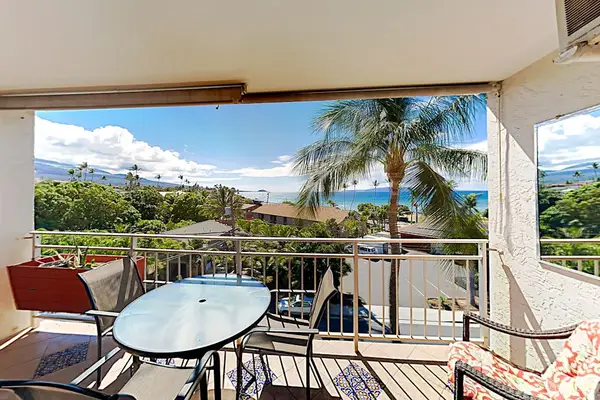 Enjoy open-air dining with beautiful island views