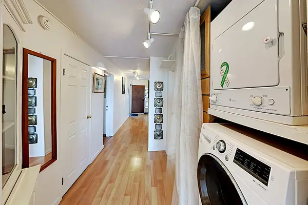 Convenient in-unit laundry for an easy extended stay