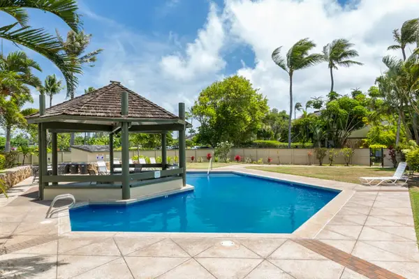 Sunny days are best spent by the pool.