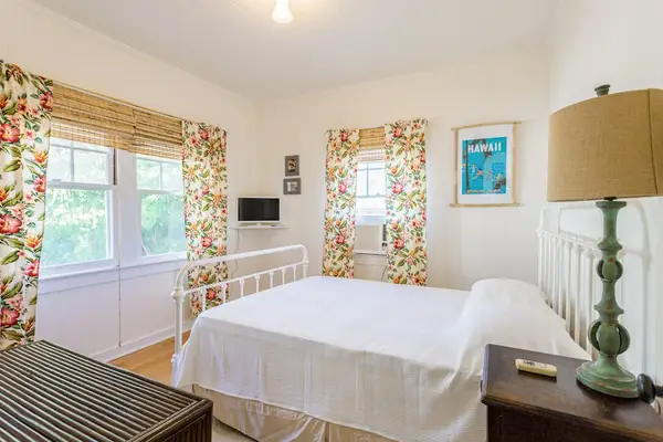 Cozy first bedroom creates the perfect retreat after memorable island adventures together