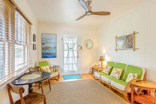 Open living and dining spaces make entertaining easy during every memorable vacation