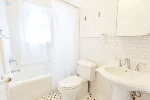 Spotless bathroom offers comfort and convenience throughout your relaxing island getaway together
