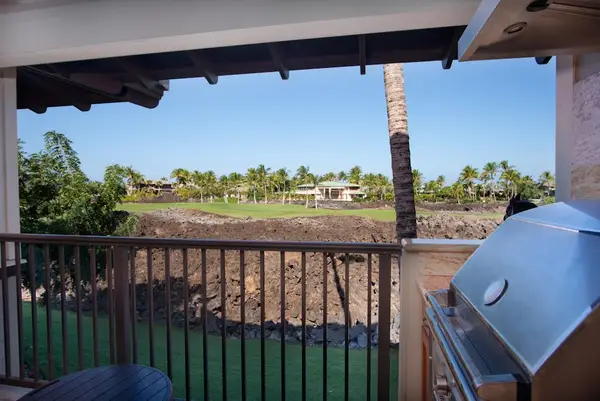 Enjoy cooking up your fresh catch on this gas grill on your private lanai.