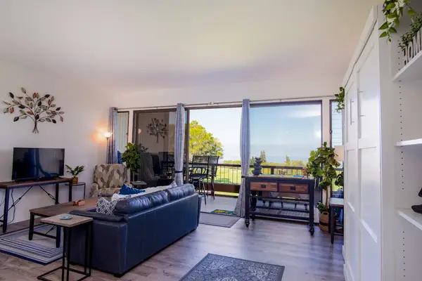 Bright Living Room With Ocean View Lanai