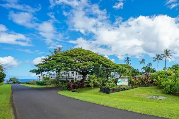 Tropical Property Entrance With Ocean Views