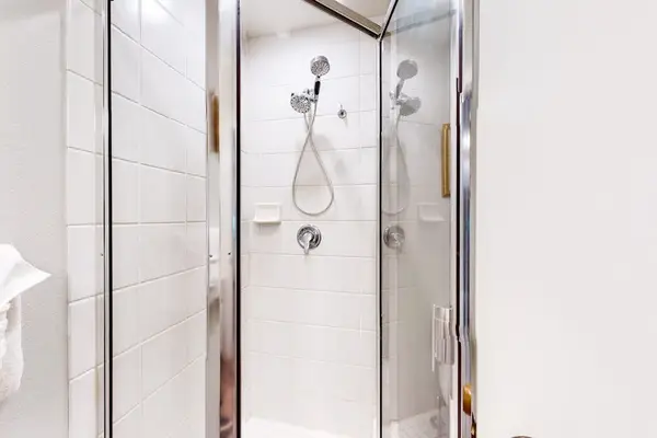 Walk In Shower With Modern Finishes