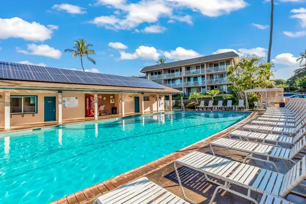 Resort Pool Surrounded By Tropical Beauty