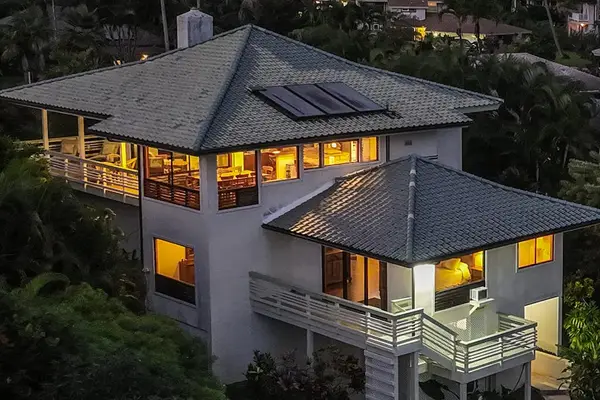 Beautiful Evening Home Exterior