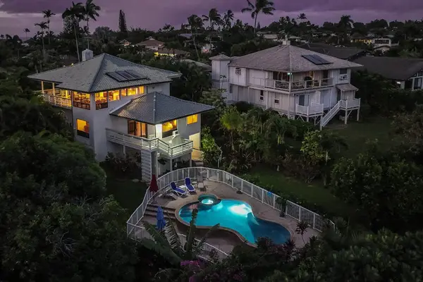Twilight Poolside Estate View