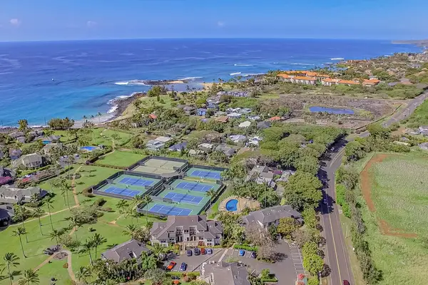 Aerial View Of Resort And Coastline