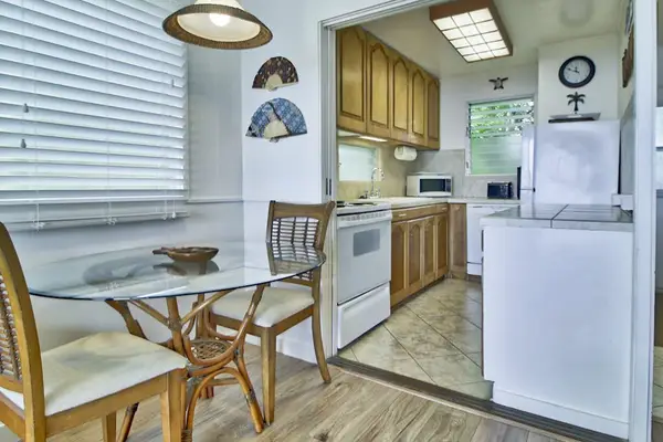 Inviting dining space conveniently located beside the kitchen.
