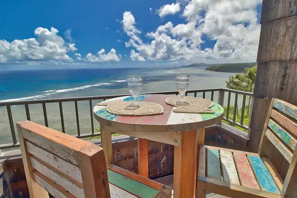 Sip your morning coffee on the ocean-view lanai at sunrise, then unwind with an afternoon drink while watching seasonal humpback whales, spinner dolphins, and sea turtles in the sparkling blue Pacific.