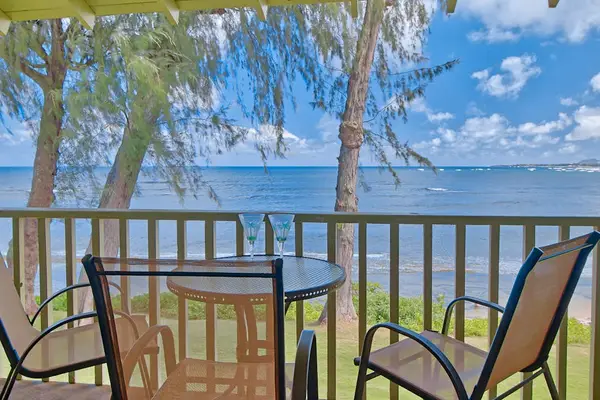 Relax on the private lanai while enjoying breathtaking ocean views.