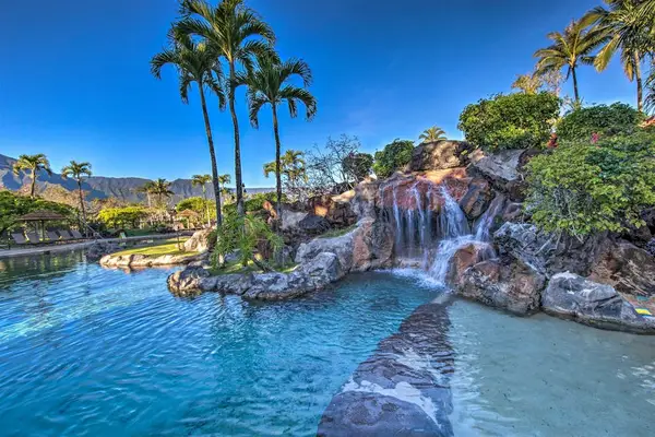 Refresh in sparkling waters surrounded by beautiful tropical island scenery