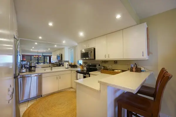 Spacious kitchen makes preparing favorite vacation meals simple and enjoyable