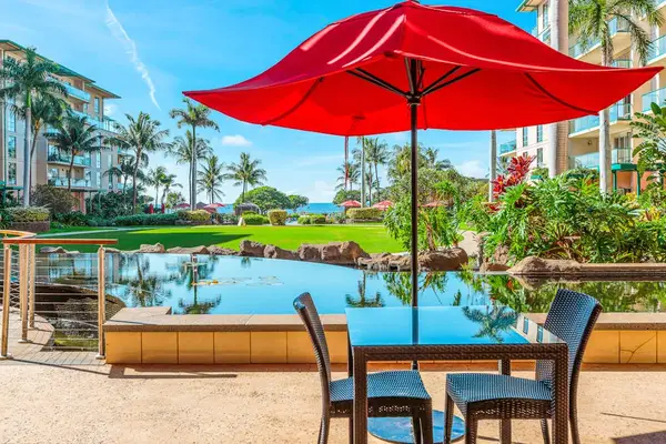 Poolside Seating For Sunny Island Afternoons