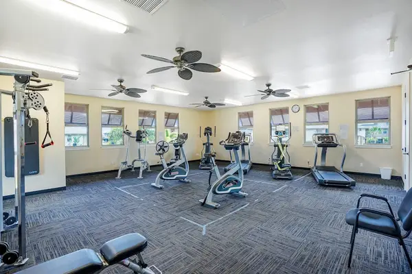 Modern Fitness Center With Strength Equipment
