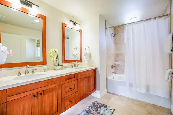 Spa Inspired Bathroom With Spacious Vanity