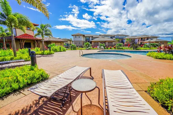 Sunny Pool Deck For Resort Relaxation