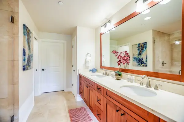 Spa Inspired Bathroom With Dual Vanity