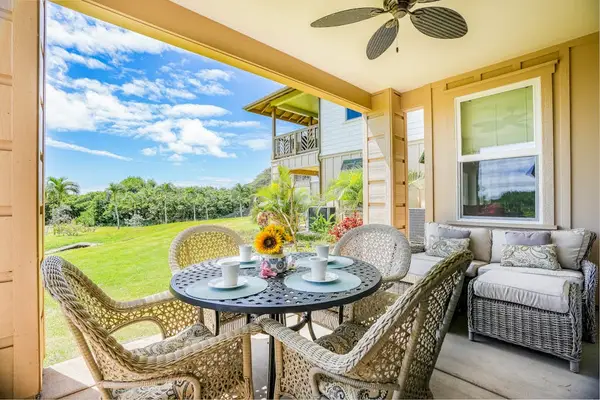 Peaceful Patio Overlooking Lush Fairways