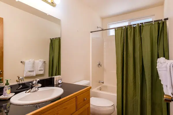 Bright Bathroom With Everyday Essentials