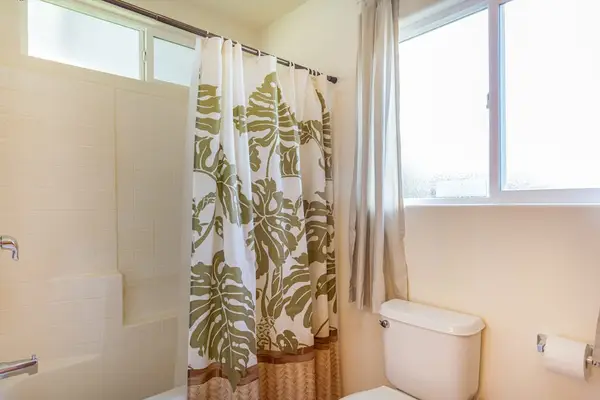 Fresh Bathroom With Tub And Shower