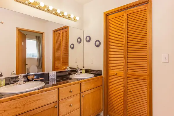 Bright Bathroom With Double Vanity