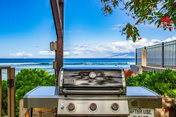 Fire up the oceanfront grill while enjoying spectacular coastal views.