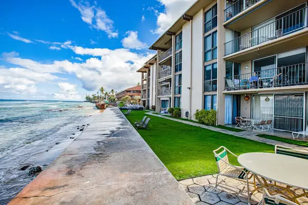 Enjoy relaxing oceanfront green space just steps from the shoreline.