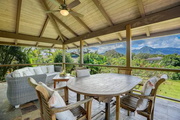 Enjoy meals on the furnished deck while taking in peaceful mountain views.