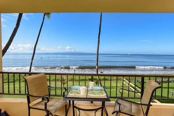 Private balcony offering direct ocean views