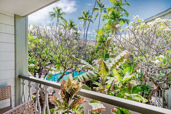 Balcony Surrounded By Tropical Greenery
