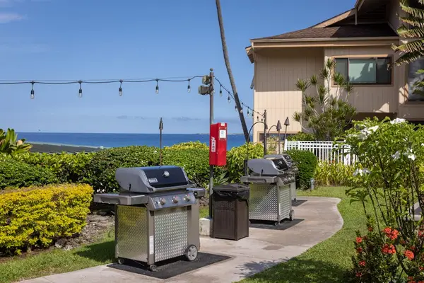 Shared BBQ Grills with Ocean View