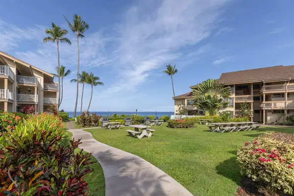Enjoy an outdoor lunch at the picnic tables surrounded by lush tropical landscaping and ocean views
