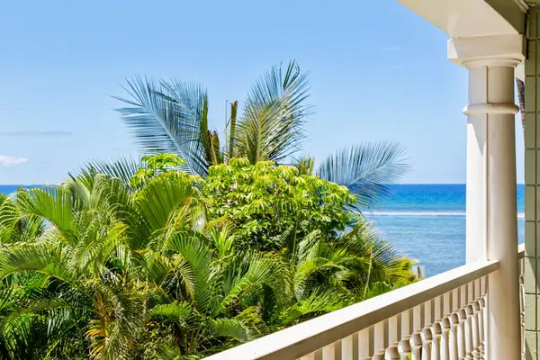 Private Balcony Overlooking Tropical Bliss