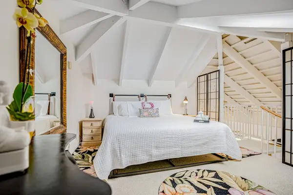 Serene King Bedroom Loft Haven