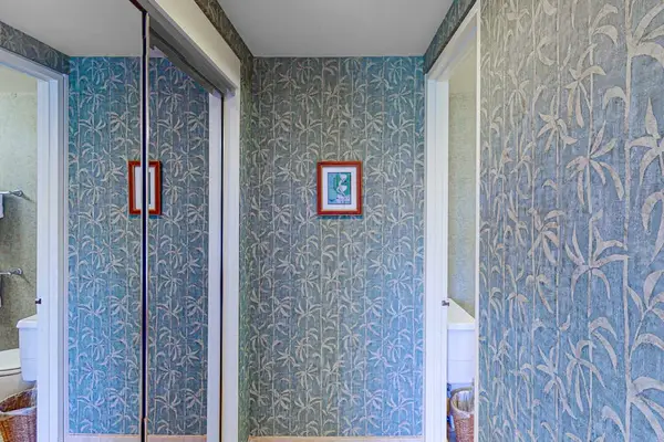 Convenient hallway provides easy access between comfortable spaces throughout home