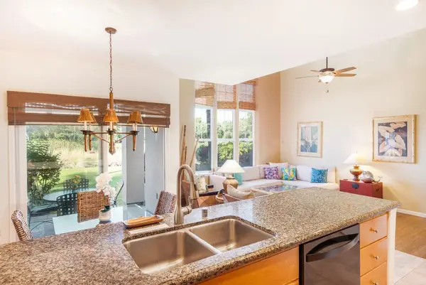 Open kitchen overlooking the living area