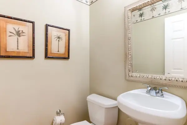 Convenient half bathroom