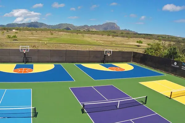 Pickleball And Tennis Courts