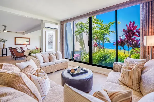 Bright living room with breathtaking ocean views