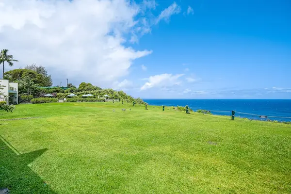 Relax on the expansive lawn overlooking the ocean