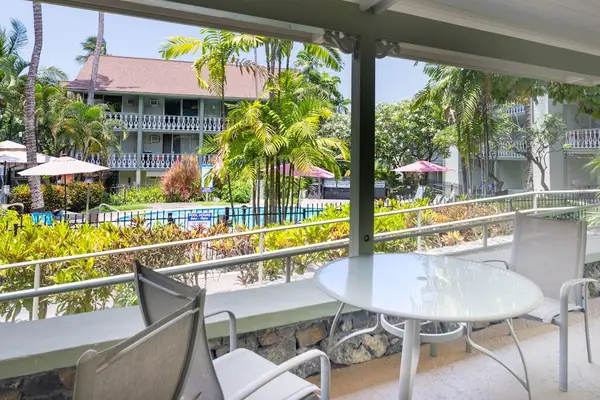 Courtyard Dining With Tropical Views