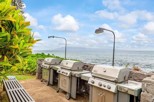 Oceanfront BBQ Area For Sunset Cookouts