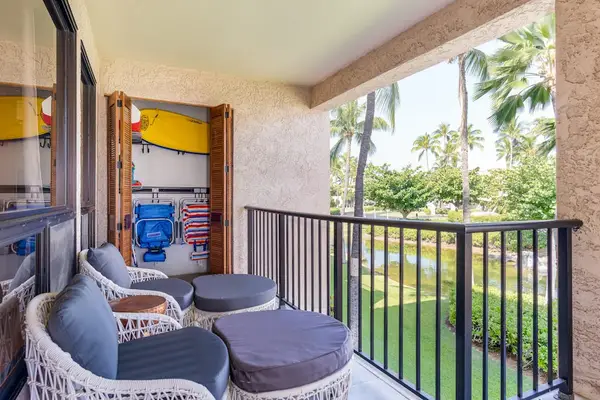 Private Lanai With Relaxing Tropical Views