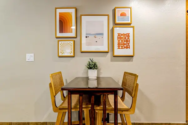 Cozy Dining Nook For Shared Island Meals