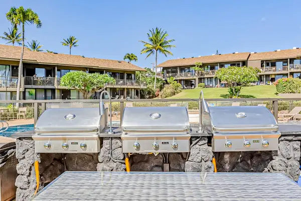 Resort BBQ Grills Ready For Family Feasts