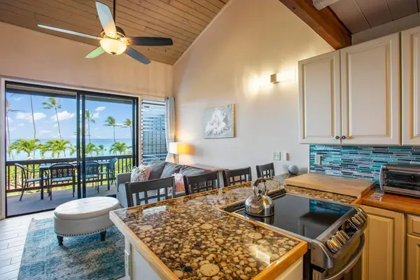 Newly remodeled kitchen with stainless steel appliances.